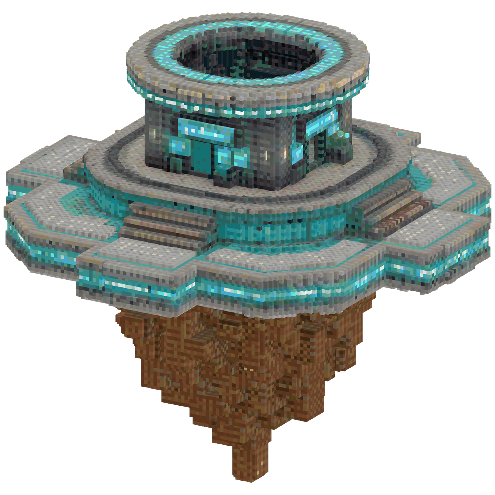 Create a large futuristic floating ... | Minecraft Build - BlockGPT