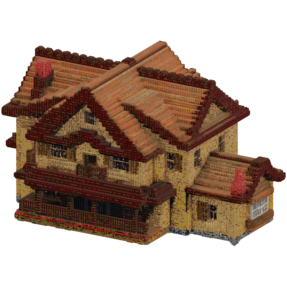 wild west ranch from red dead redem... | Minecraft Build - BlockGPT