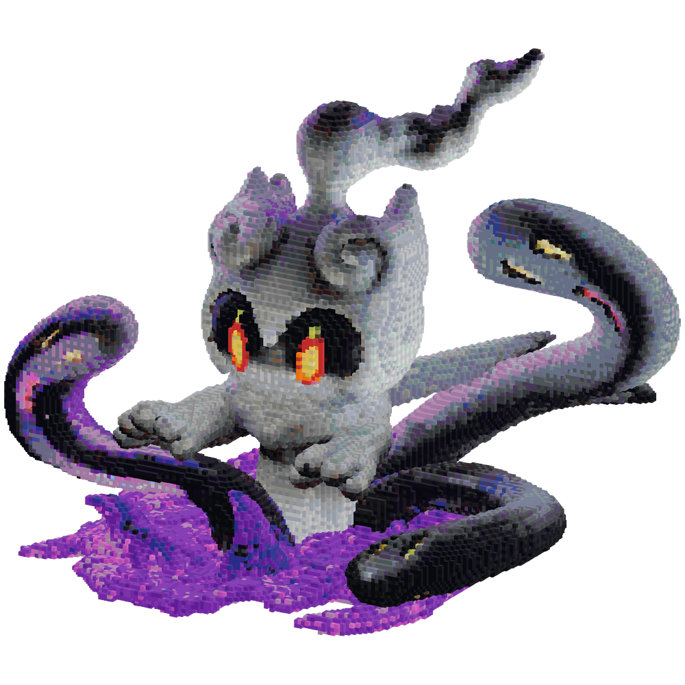 Marshadow from Pokemon | Minecraft Build - BlockGPT