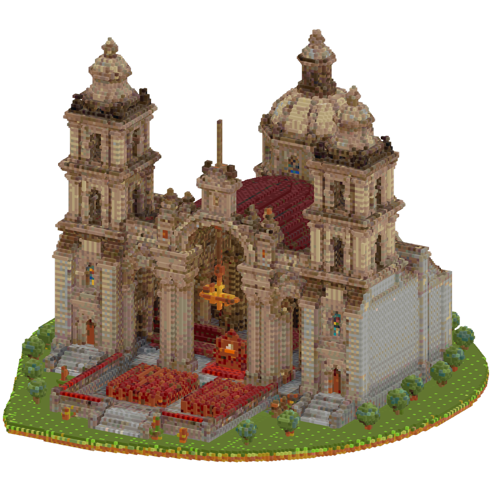 Build a life-size Mexican Metropoli... | Minecraft Build - BlockGPT
