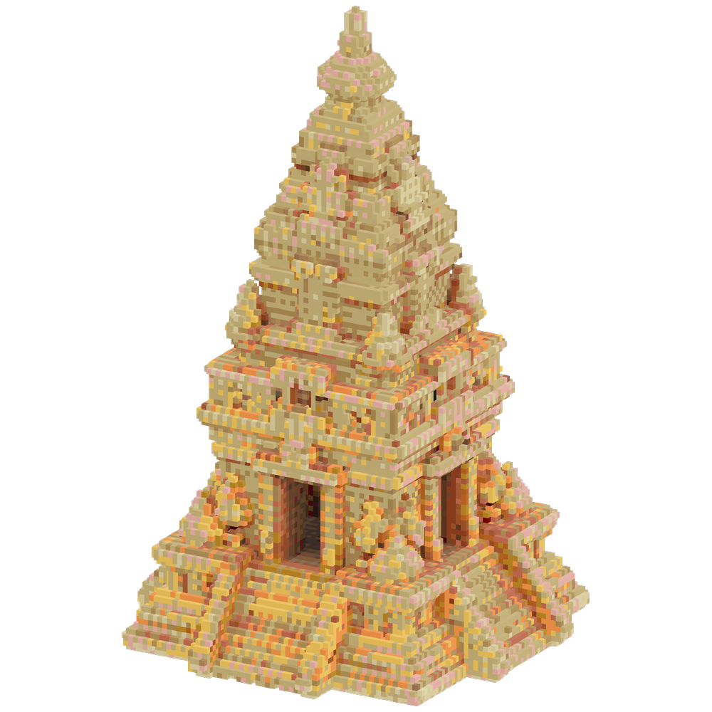 A type of small pre-Hispanic Mexica... | Minecraft Build - BlockGPT