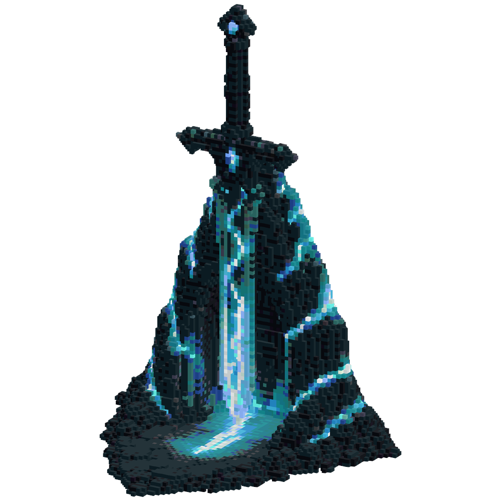 make me a sword nether portal base ... | Minecraft Build - BlockGPT