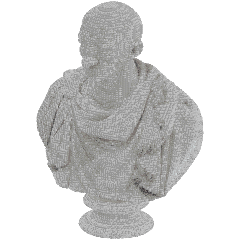 Full-scale Patrician Torlonia bust ... | Minecraft Build - BlockGPT