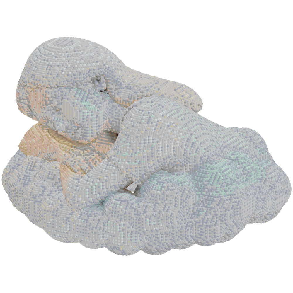a huge statue of a dream-like sleep... | Minecraft Build - BlockGPT