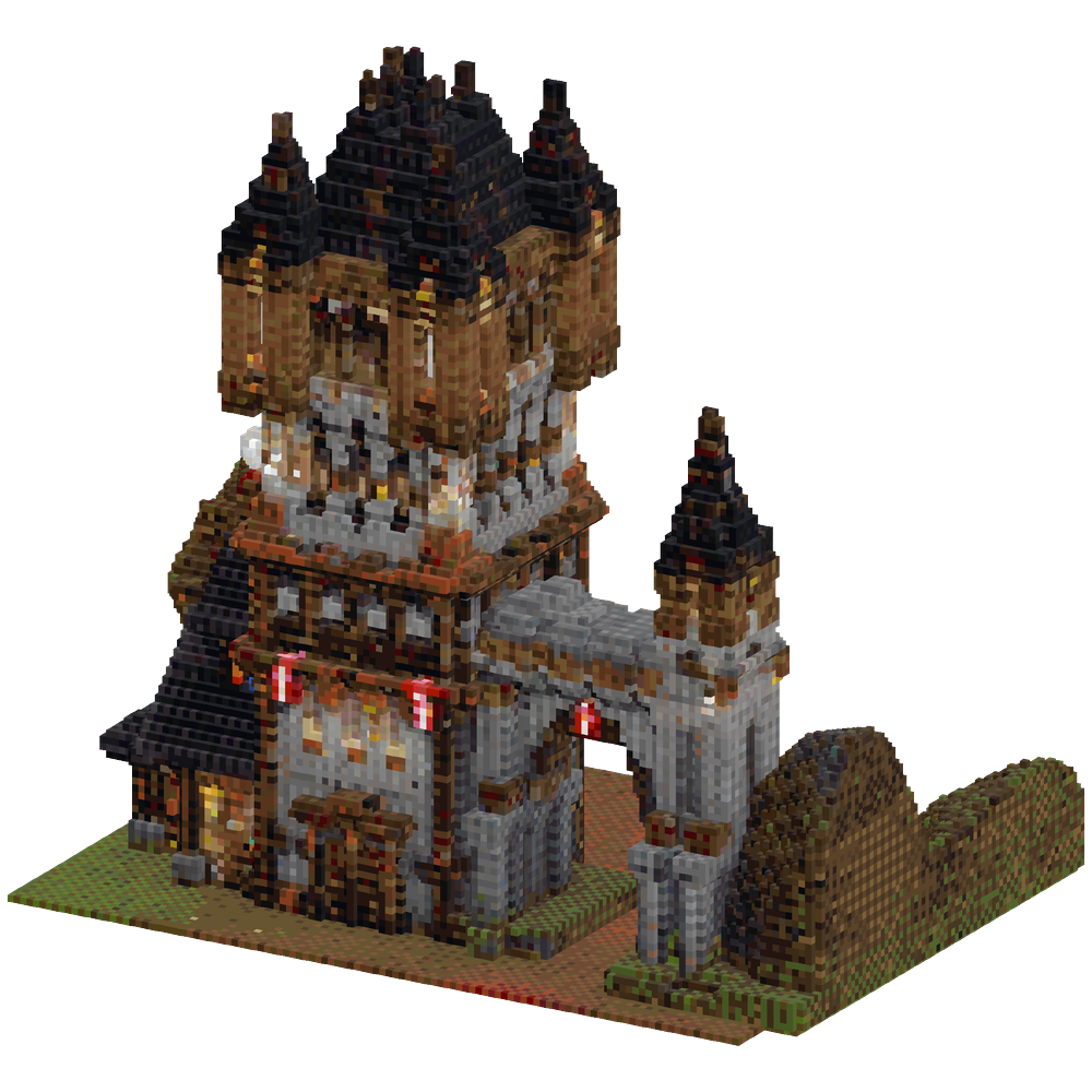 give me a schematic for this build,... | Minecraft Build - BlockGPT
