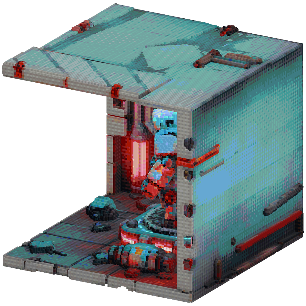 16x16 boss arena Minecraft, cyberne... | Minecraft Build - BlockGPT