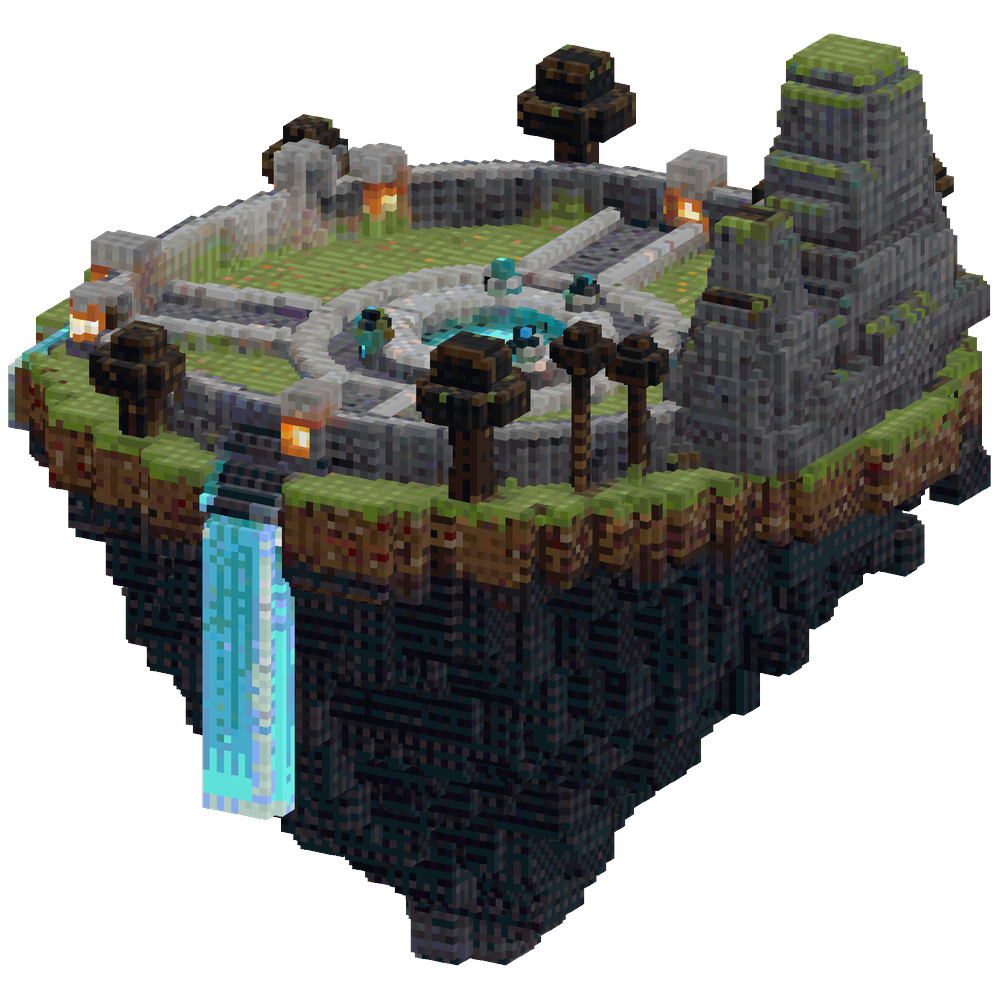 a massive, highly detailed fantasy ... | Minecraft Build - BlockGPT