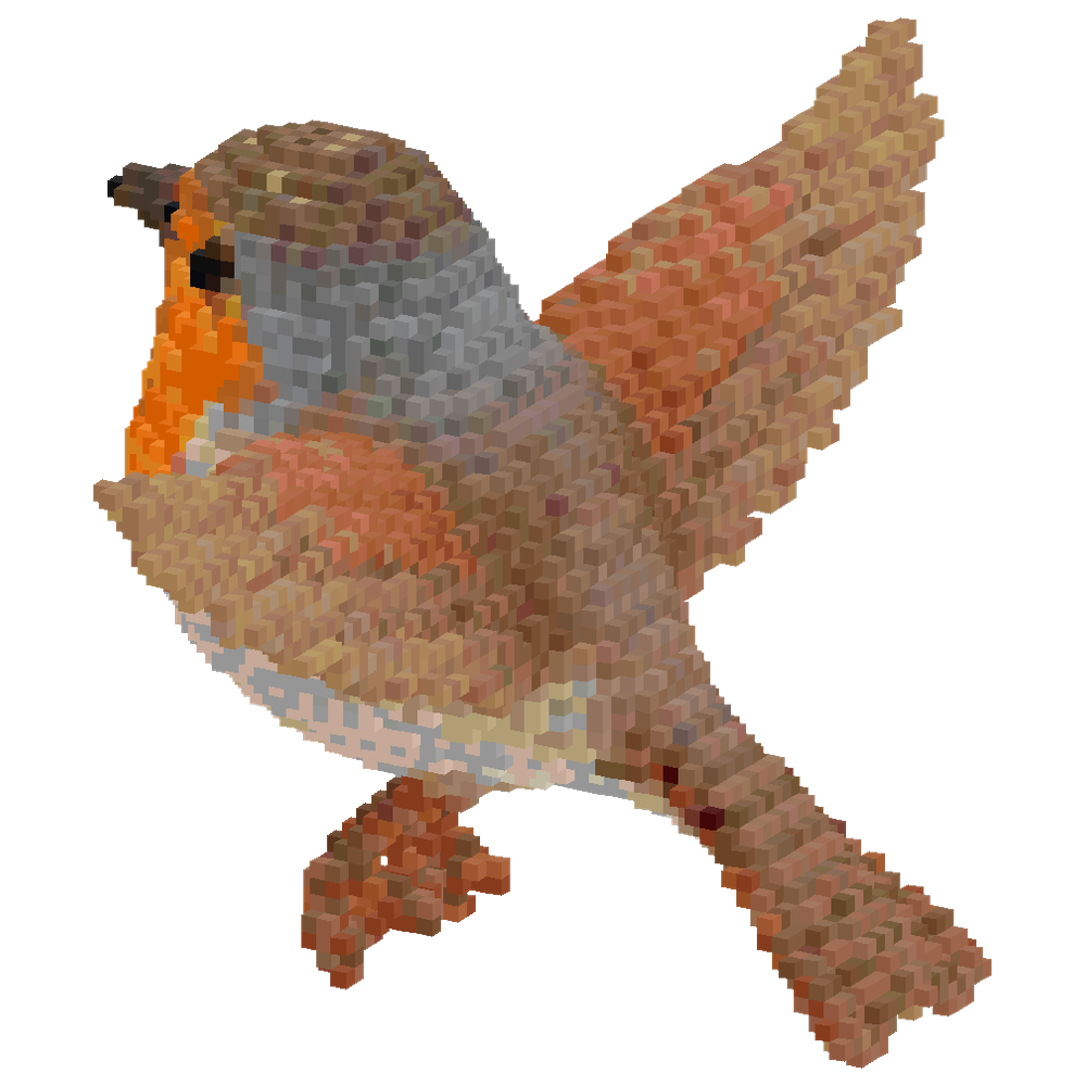 make a little bird that flies | Minecraft Build - BlockGPT