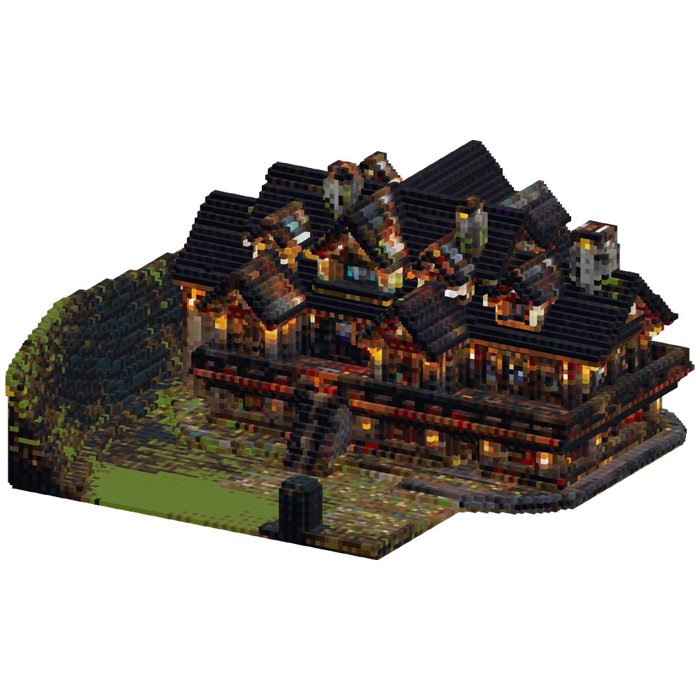 Create a massive luxury Minecraft s... | Minecraft Build - BlockGPT