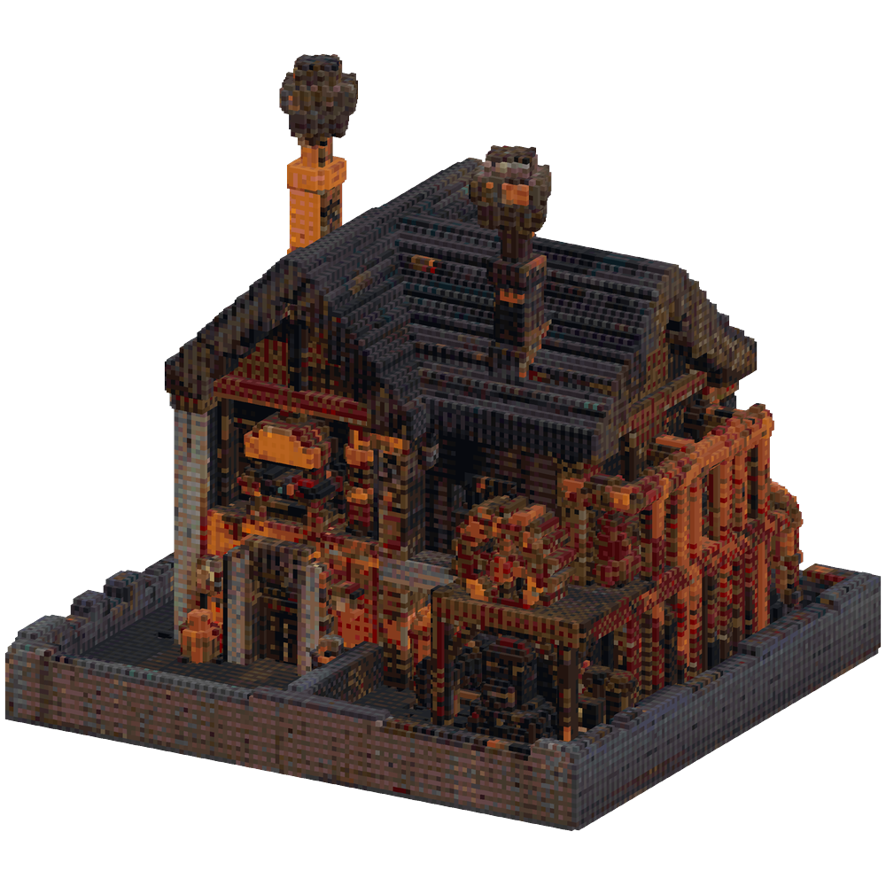Design an industrial Minecraft buil... | Minecraft Build - BlockGPT