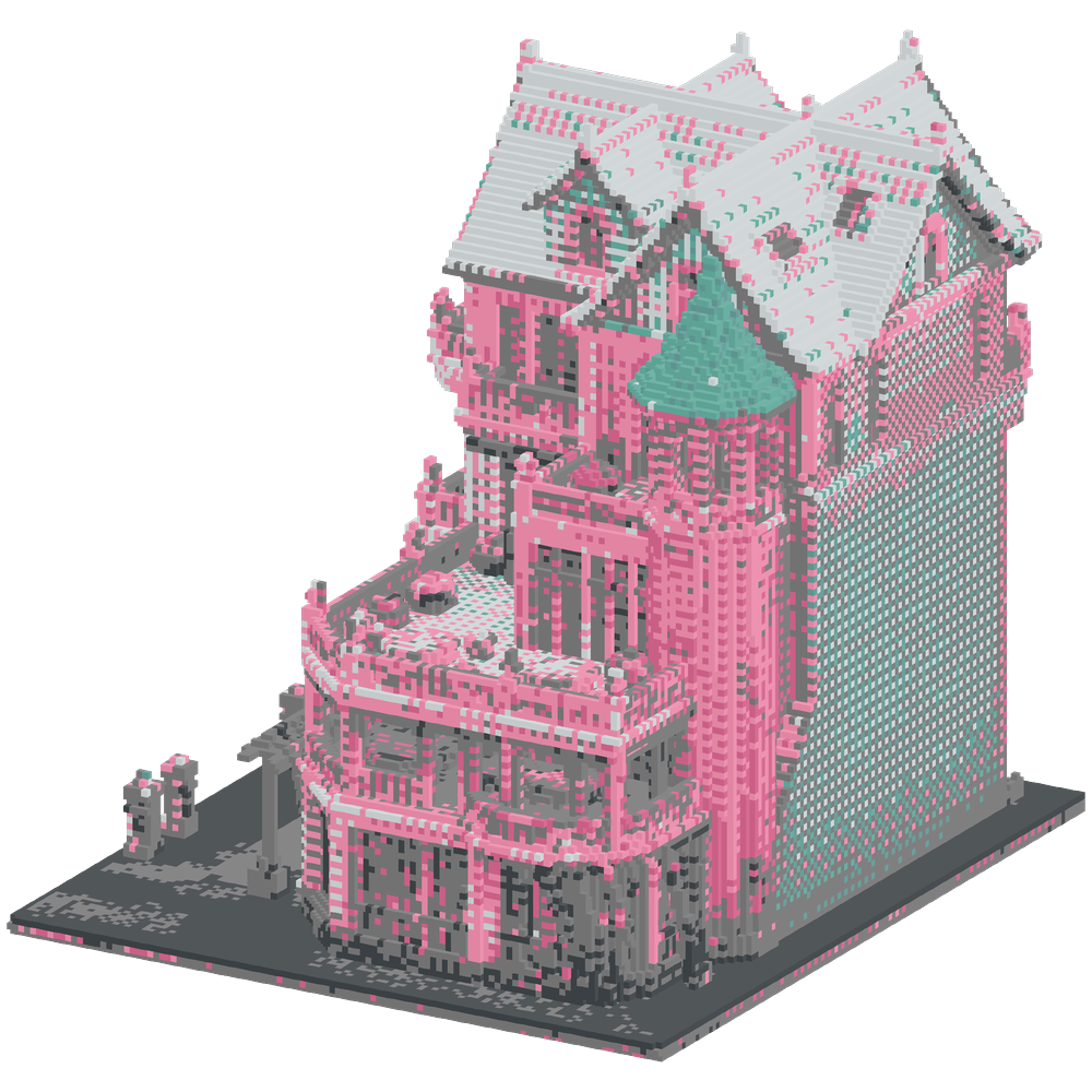 A small mansion for a princess | Minecraft Build - BlockGPT