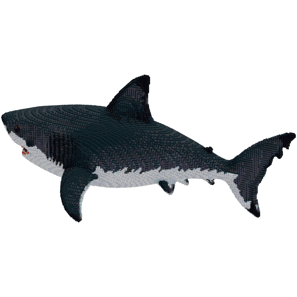 ocean shark plot 30x30 | Minecraft Build - BlockGPT