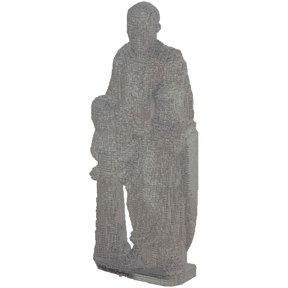 Full-scale Barberini Togatus statue... | Minecraft Build - BlockGPT