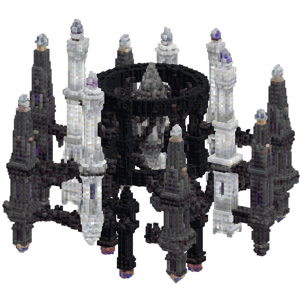 A 40x40x30 Block Minecraft Java Fantasy | Minecraft Schematic - BlockGPT
