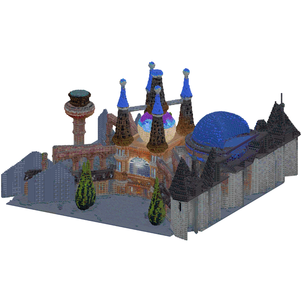 Make me a realistic and large Pokém... | Minecraft Build - BlockGPT