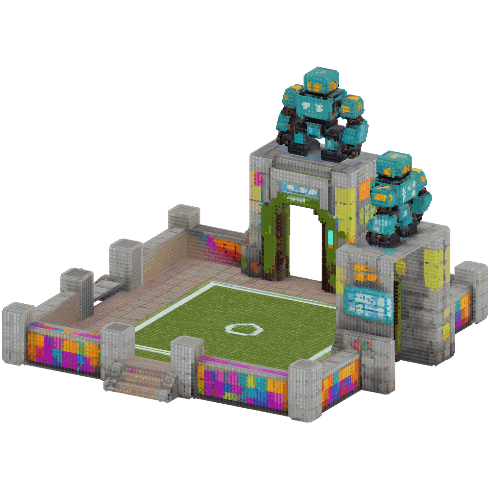 create an minecraft arena with play... | Minecraft Build - BlockGPT