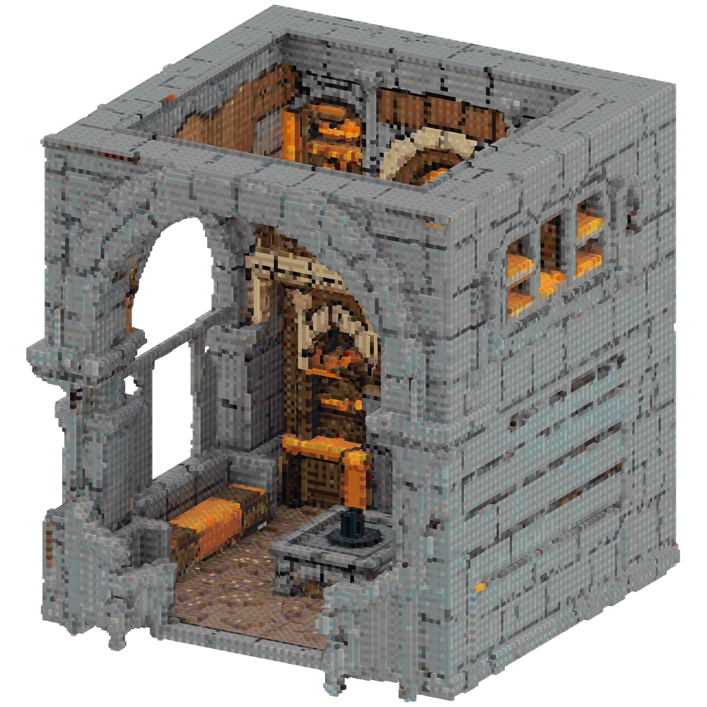A stunning underground structure wi... | Minecraft Build - BlockGPT