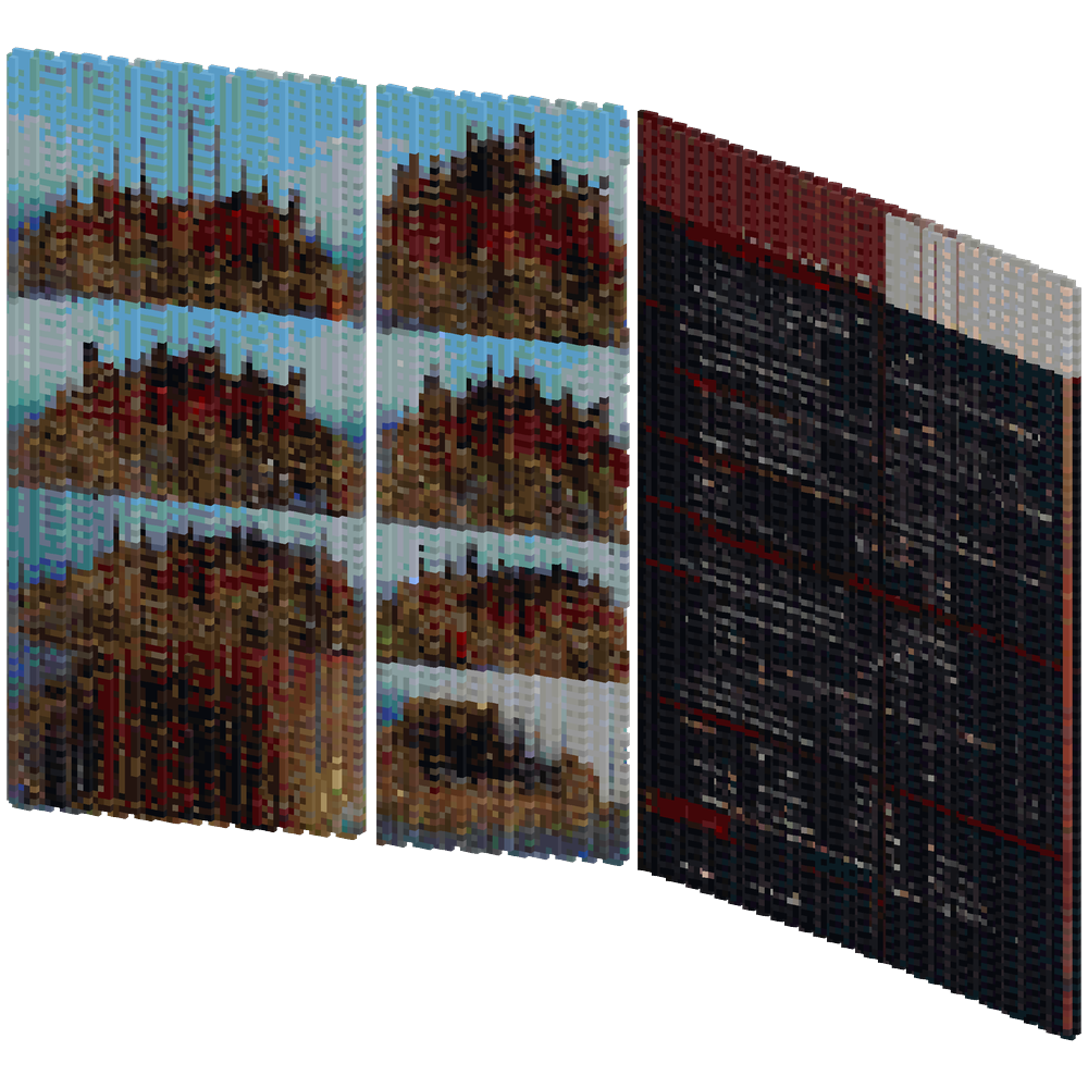 Create a Minecraft schematic of the... | Minecraft Build - BlockGPT