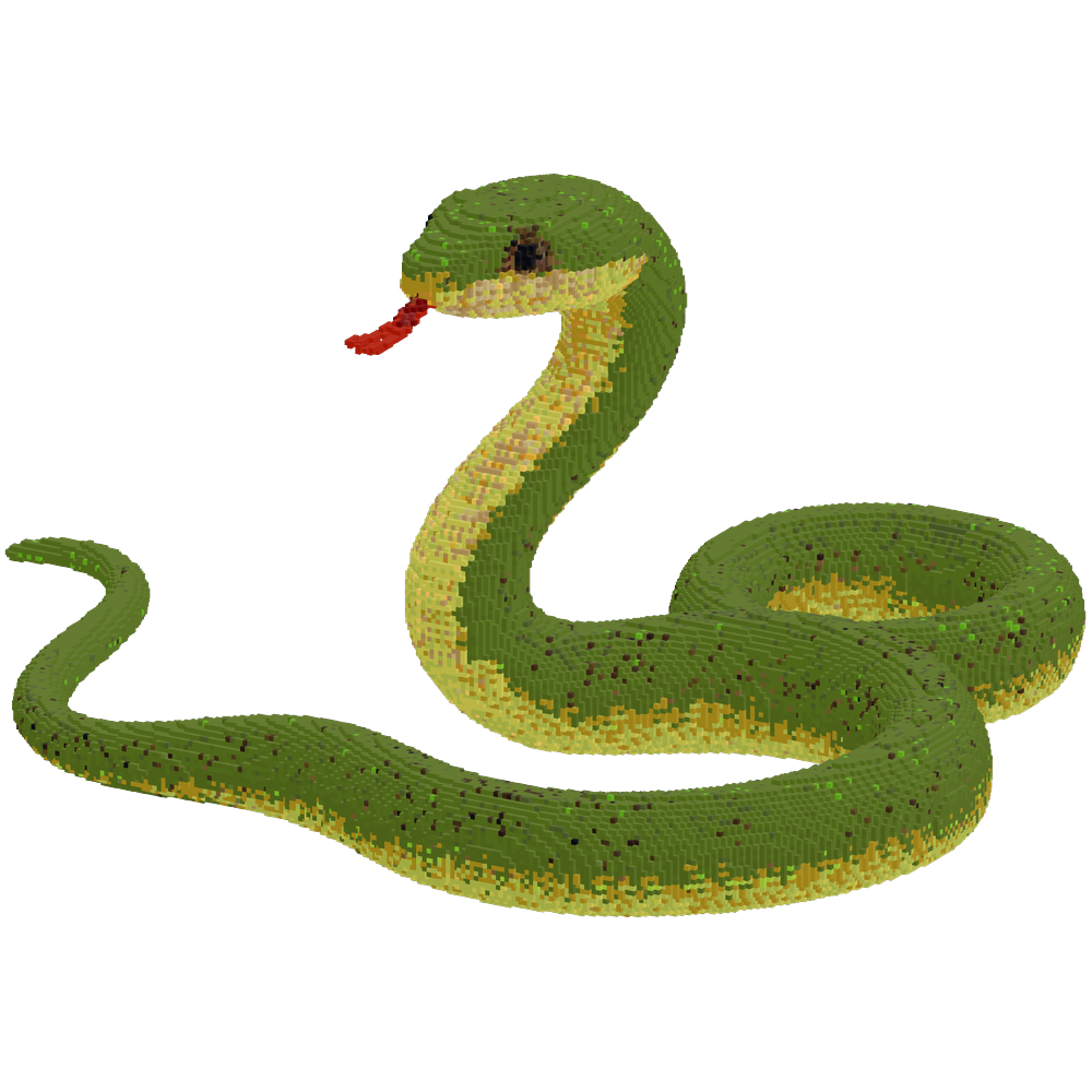 Snake | Minecraft Schematic - BlockGPT