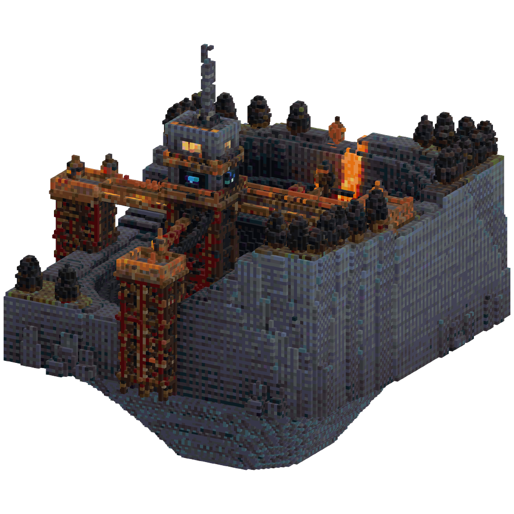 Massive 99x99 square excavation qua... | Minecraft Build - BlockGPT