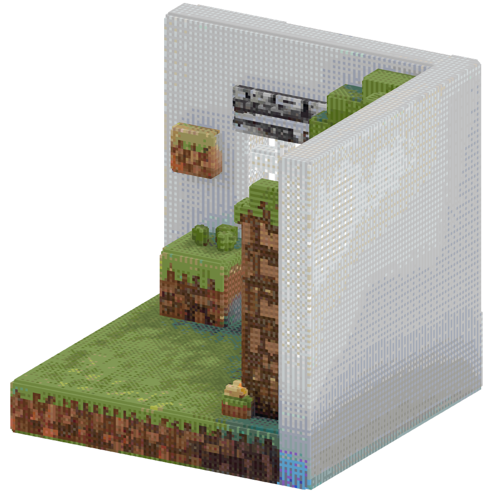 Minecraft nature storage room | Minecraft Build - BlockGPT