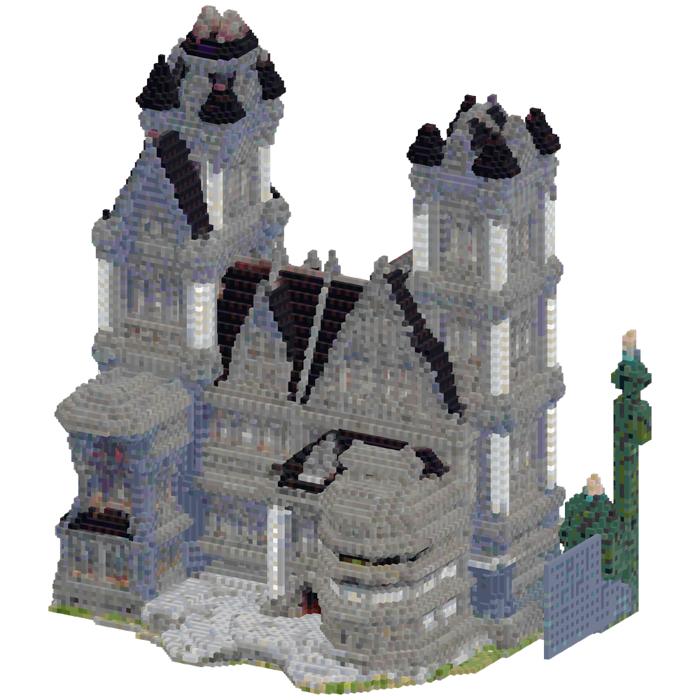 Create a massive, highly detailed M... | Minecraft Build - BlockGPT