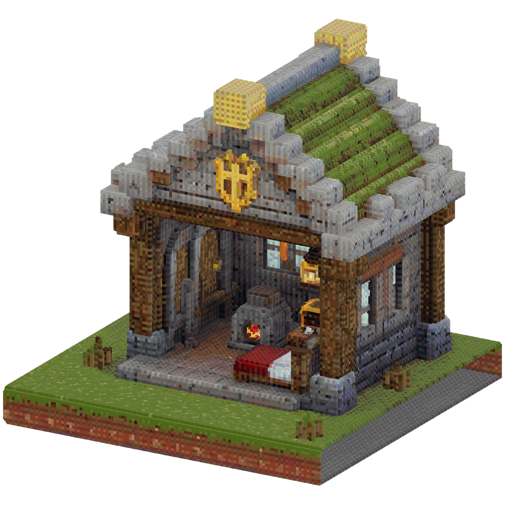 Minecraft Java Edition, small medie... | Minecraft Build - BlockGPT