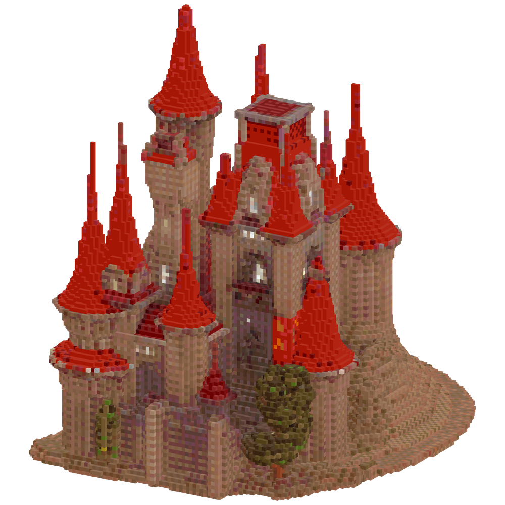 Build a massive 100x100 medieval ro... | Minecraft Build - BlockGPT