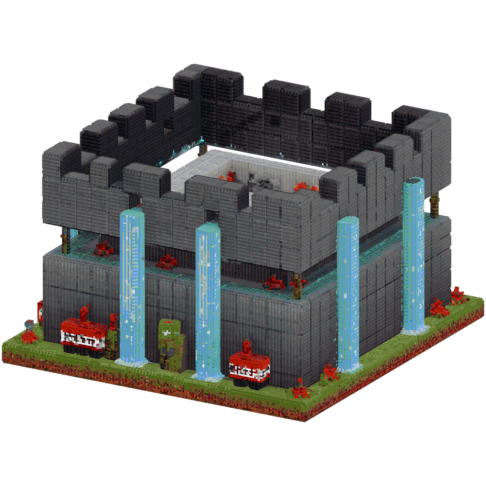 Create a massive ultra-secure Minec... | Minecraft Build - BlockGPT