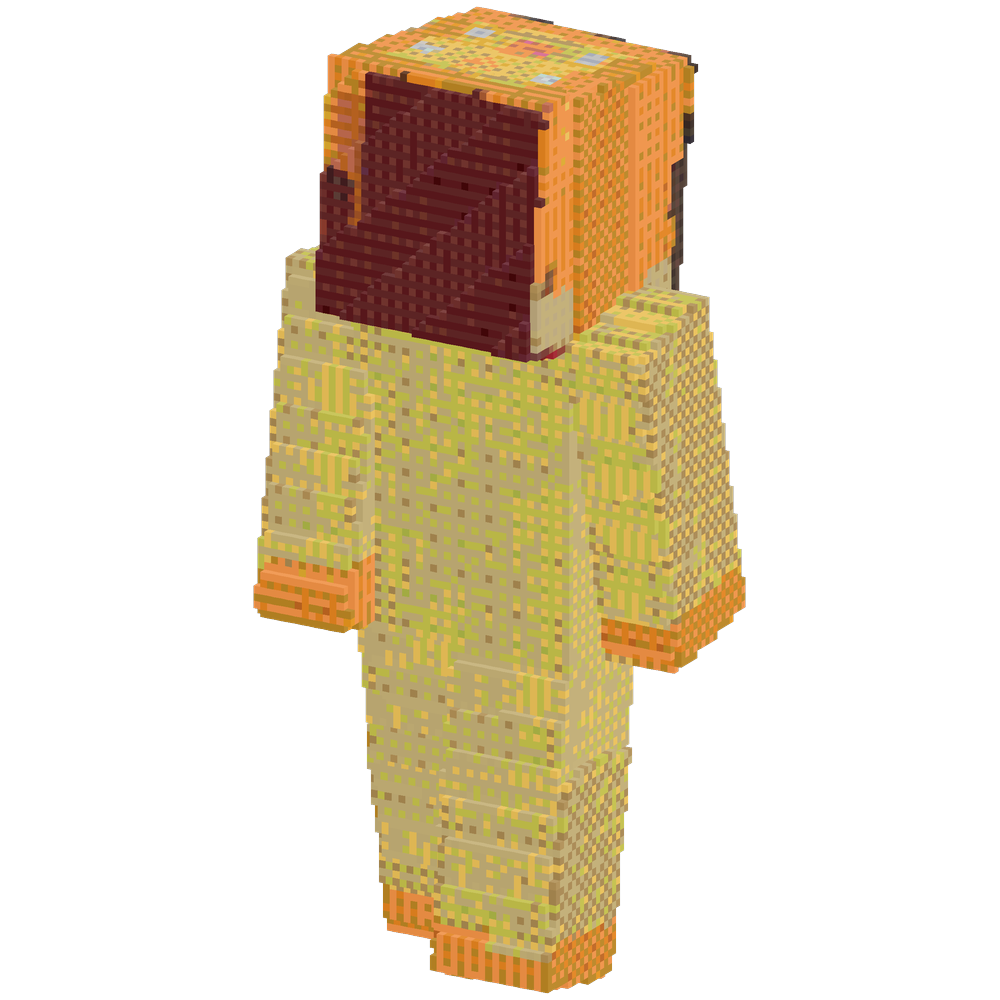 Make a skin, the statue only has to... | Minecraft Build - BlockGPT