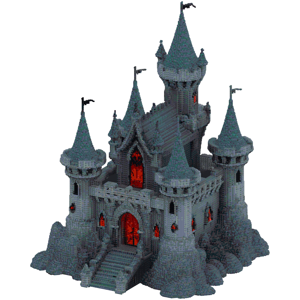 evil castle | Minecraft Build - BlockGPT