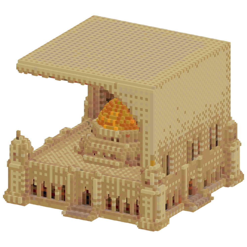 Task: Build a massive, rectangular ... | Minecraft Build - BlockGPT