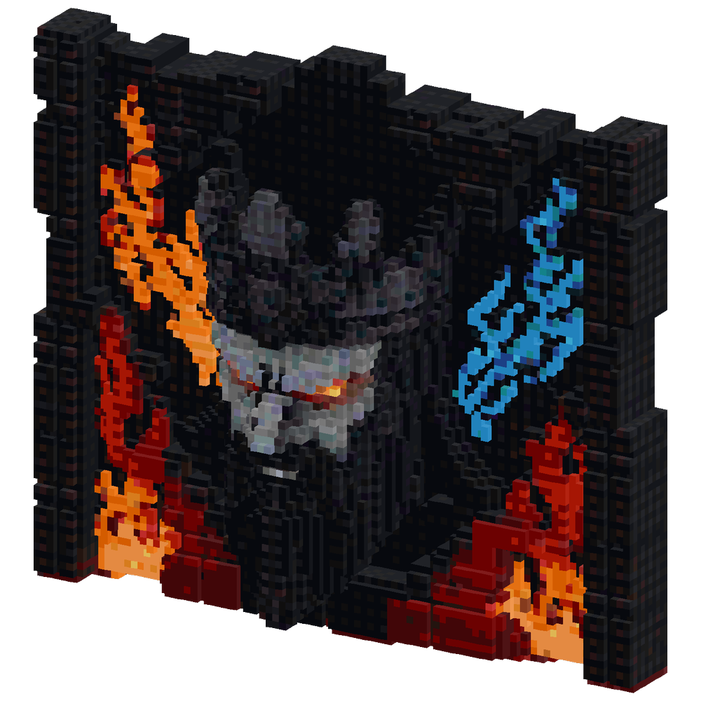 A massive 30x30 block Minecraft wal... | Minecraft Build - BlockGPT