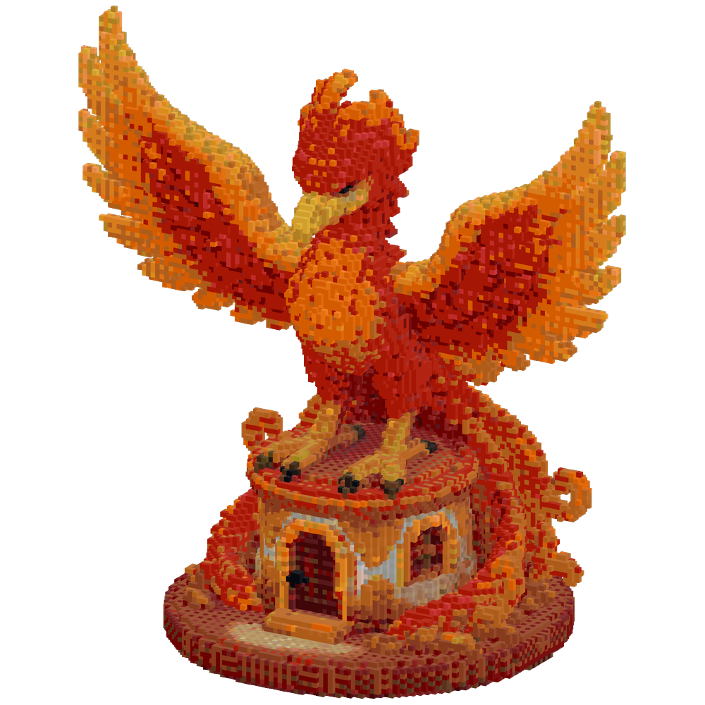 Id like to make a phoenix themed ba... | Minecraft Build - BlockGPT