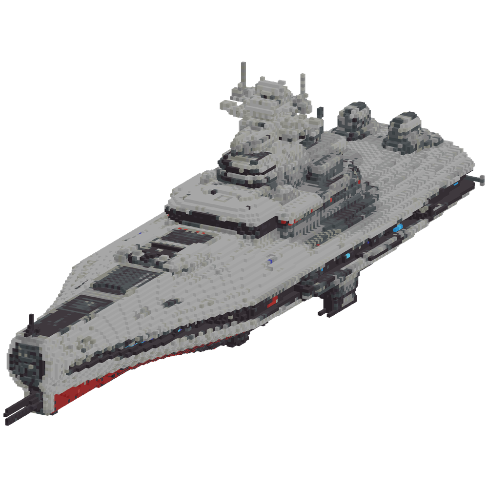 make me a small frigate based off o... | Minecraft Build - BlockGPT