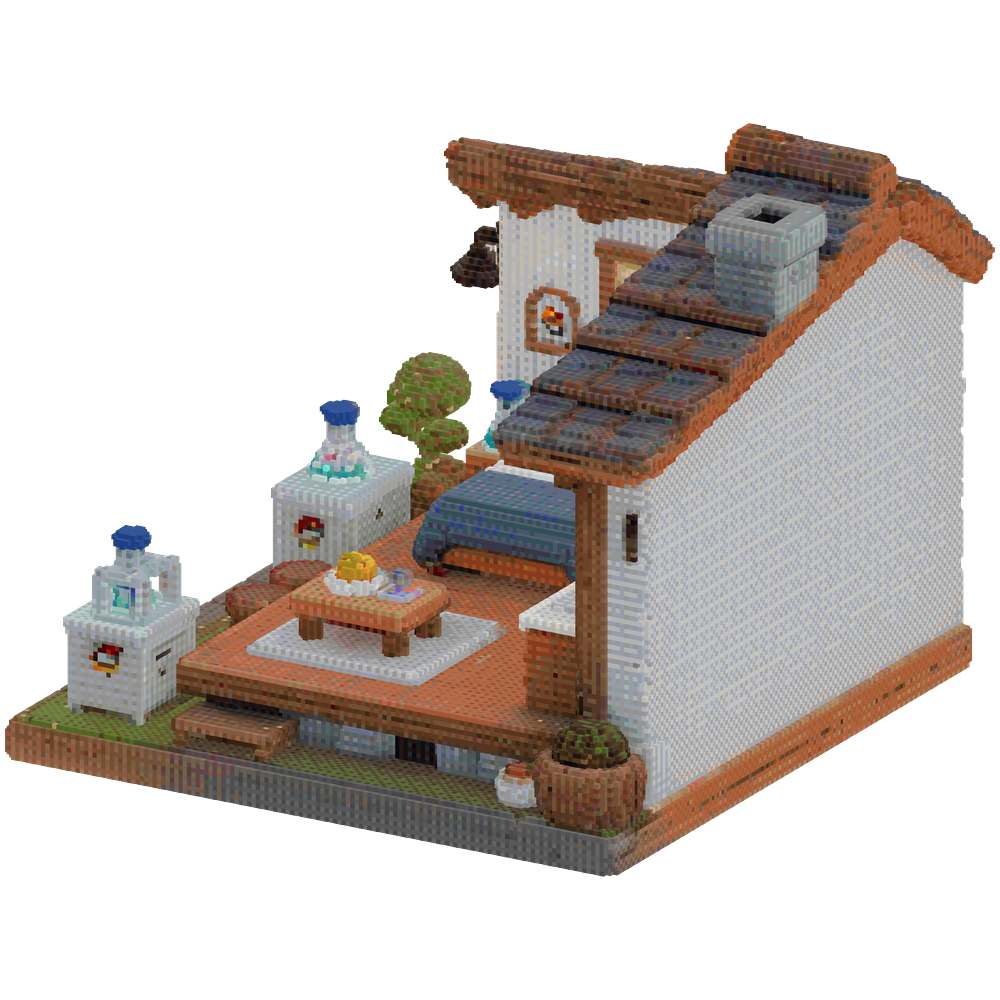 Small base, pokemon labratory. bedr... | Minecraft Build - BlockGPT