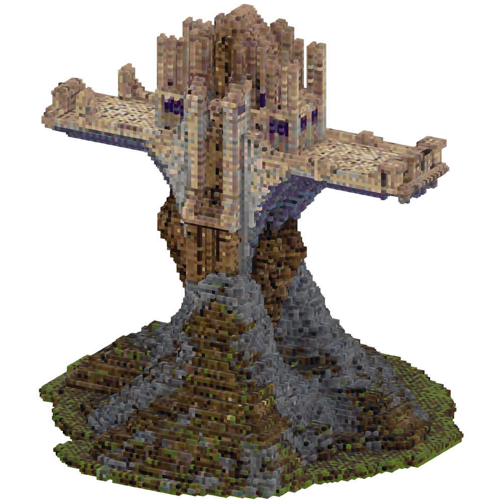 Use ONLY Stone blocks | Minecraft Build - BlockGPT
