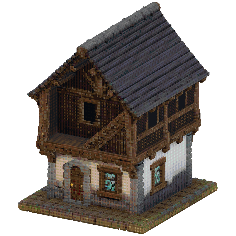 Build a medieval timber-framed hous... | Minecraft Build - BlockGPT