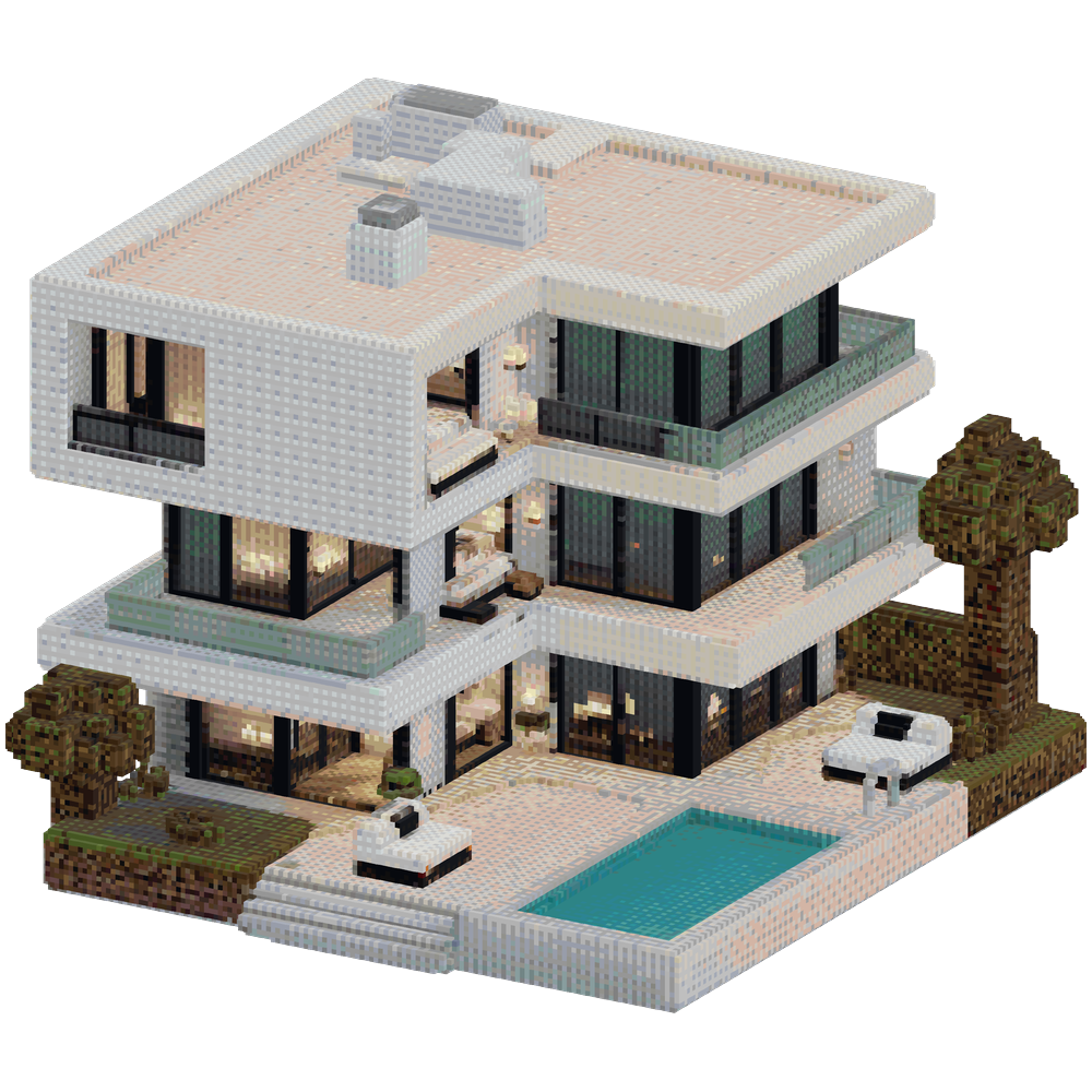 You are an expert Minecraft archite... | Minecraft Build - BlockGPT