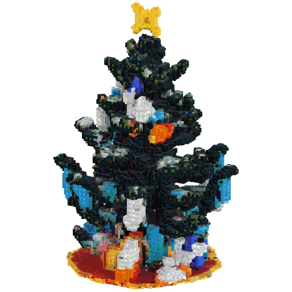 Big cristmas tree | Minecraft Build - BlockGPT