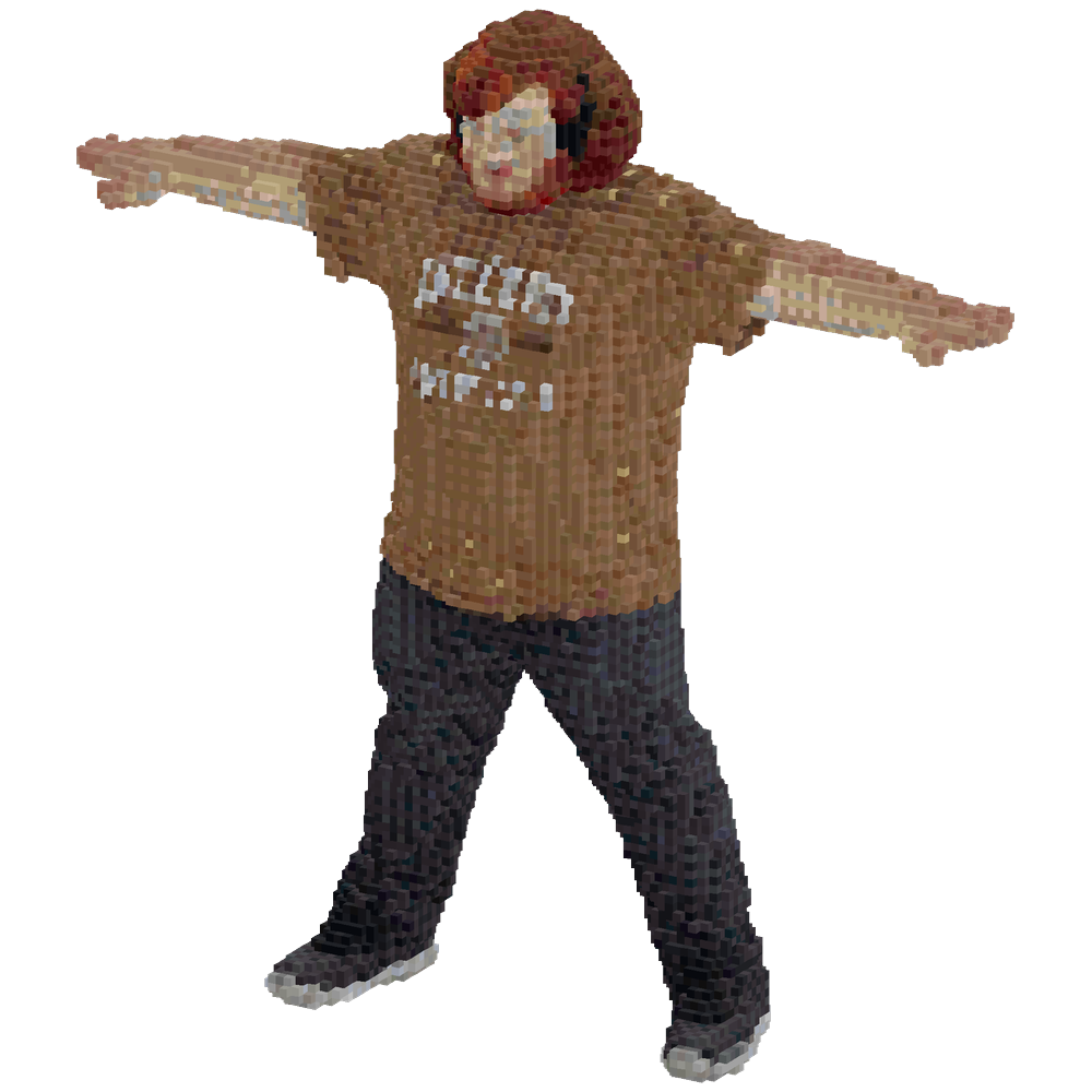 create a full body schematic of the... | Minecraft Build - BlockGPT