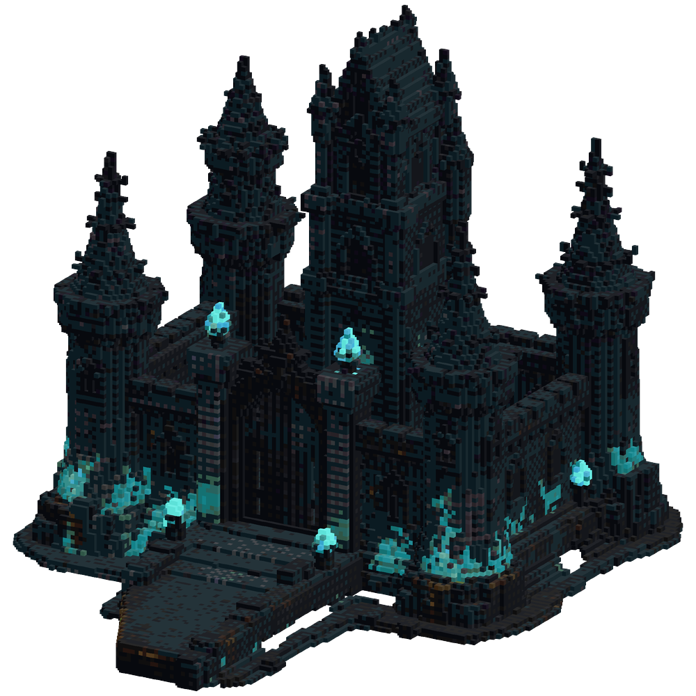 A massive gothic castle built entir... | Minecraft Build - BlockGPT