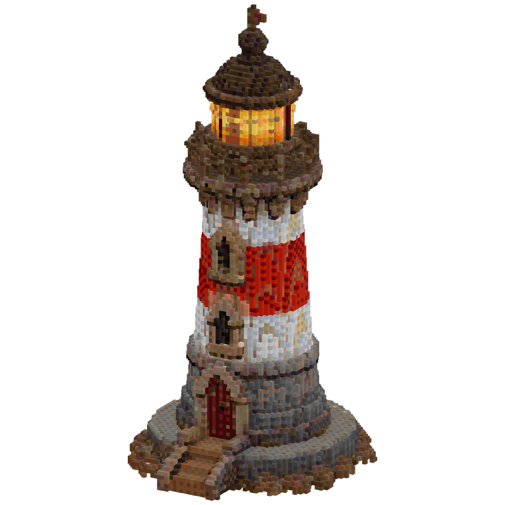 Midevil Light house | Minecraft Build - BlockGPT