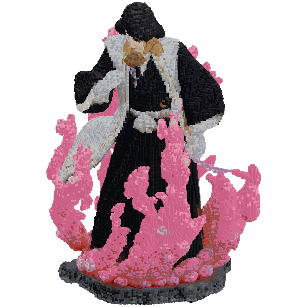 Byakuya from Bleach | Minecraft Build - BlockGPT