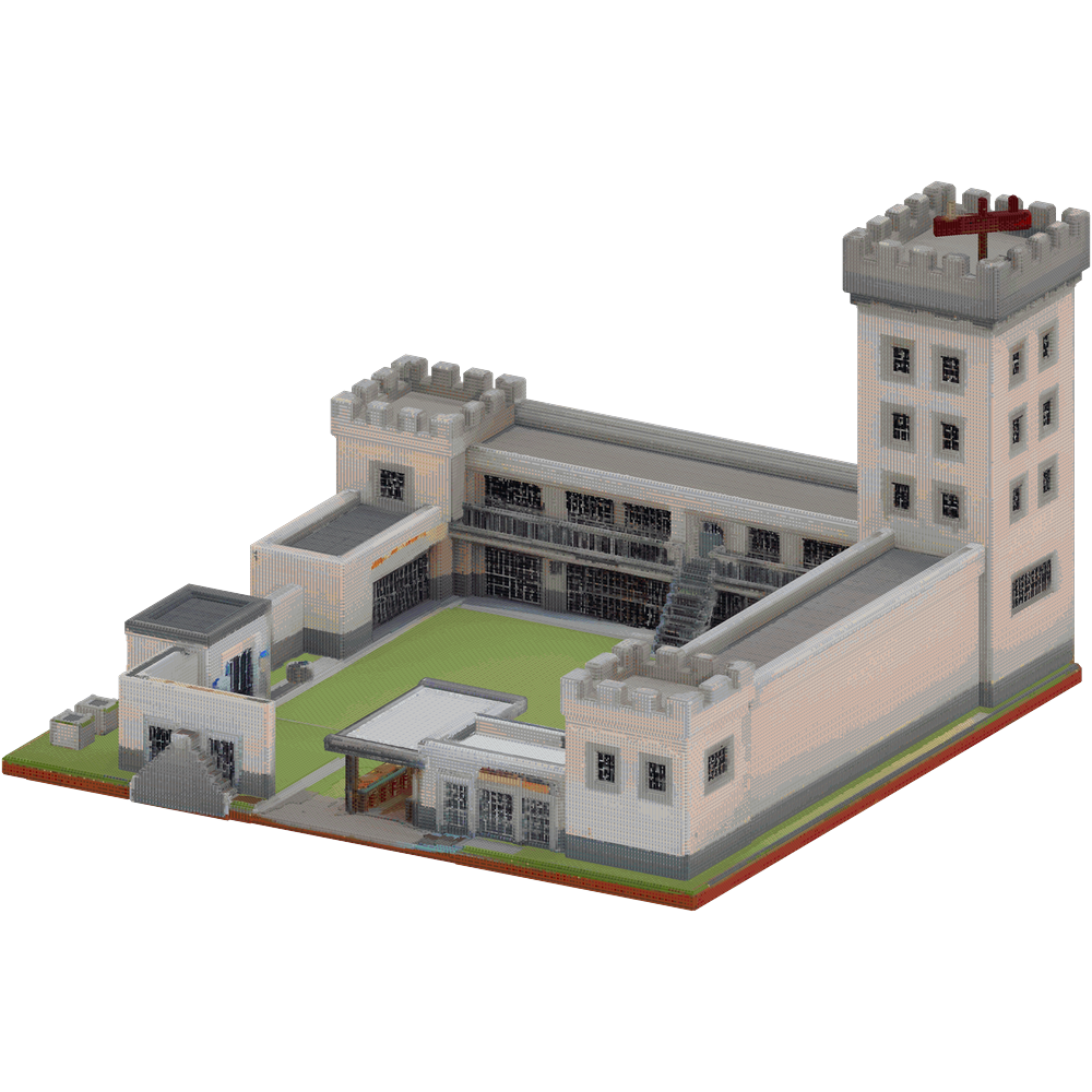 Create a realistic modern low-rise ... | Minecraft Build - BlockGPT