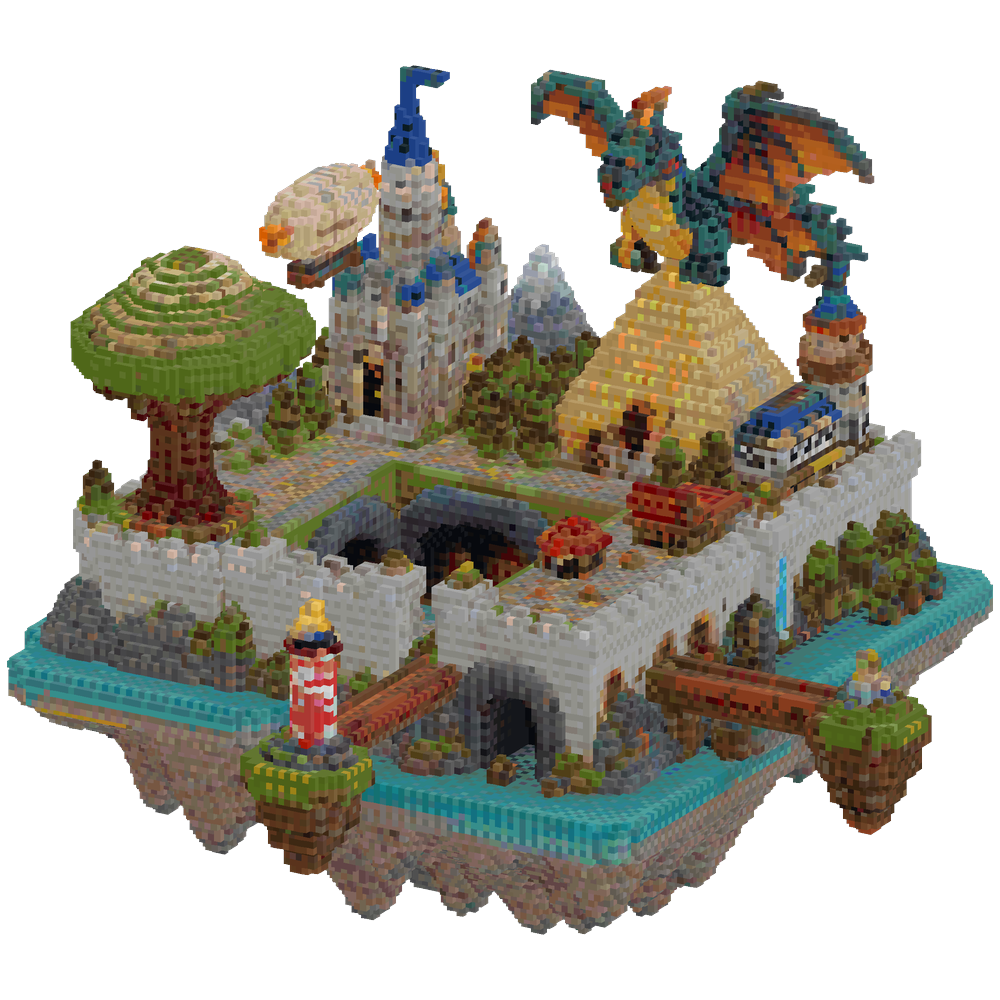 Expand the build into a 300x300 blo... | Minecraft Build - BlockGPT