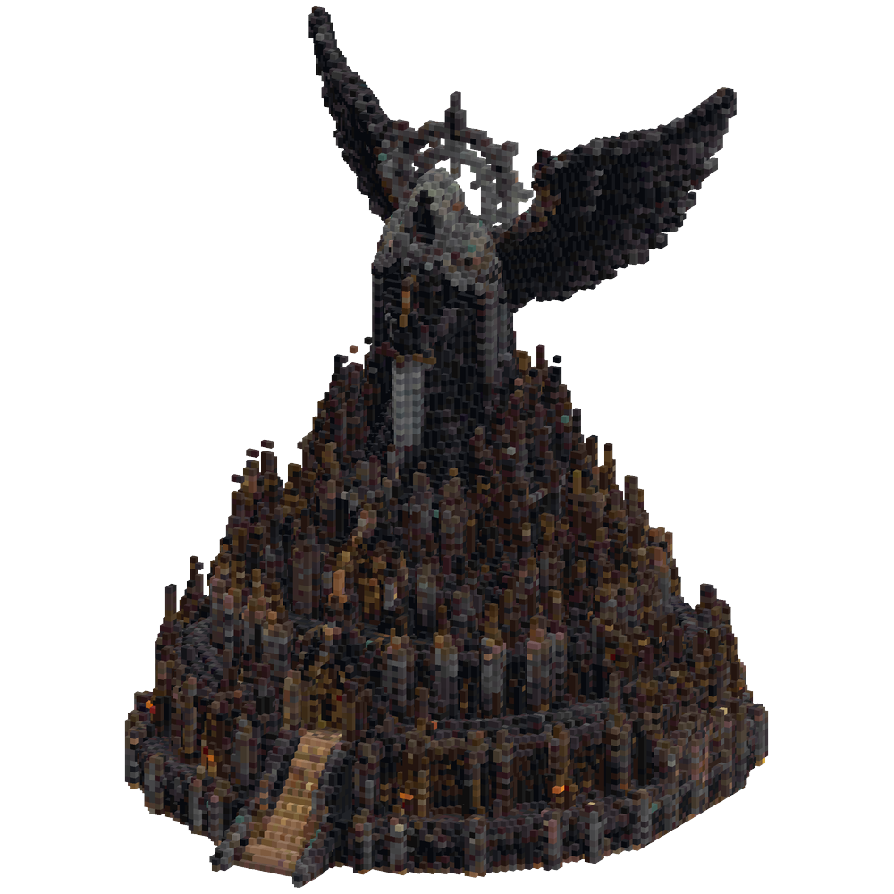 Create an epic Minecraft mega-build... | Minecraft Build - BlockGPT