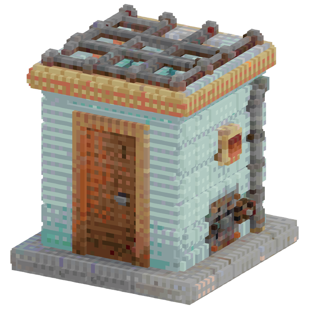 A tiny, single-room wastewater filt... | Minecraft Build - BlockGPT