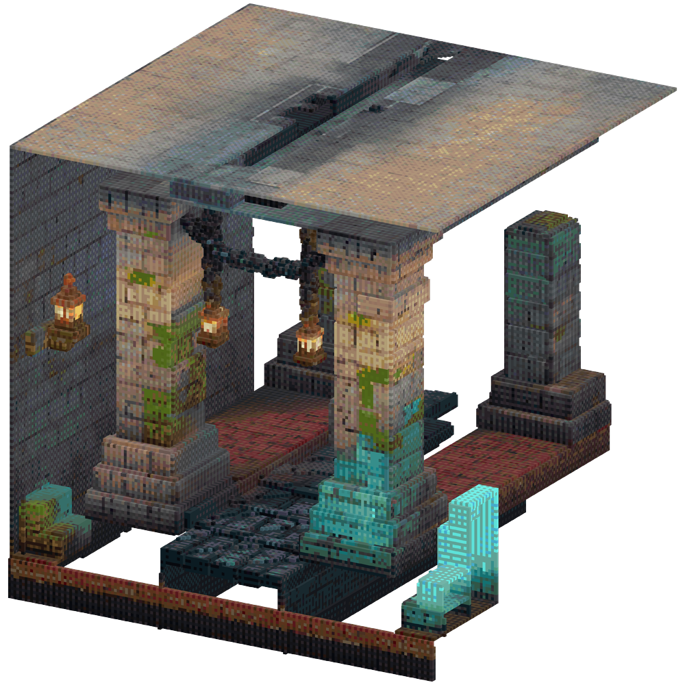 A large underground environment in ... | Minecraft Build - BlockGPT