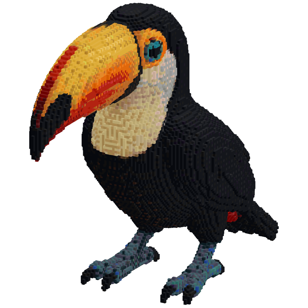 A Tucan | Minecraft Build - BlockGPT
